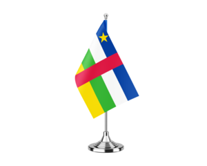 Central African Republic Table Flag