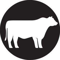 Cow simple icon. Vector ICON all icon Viktor.