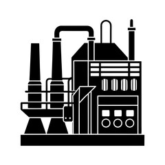 Obraz premium Industrial Dryer silhouette vector