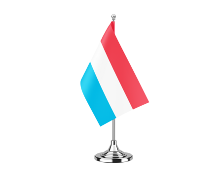 Luxembourg Table Flag