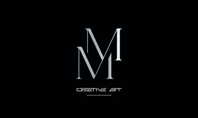 MM, M abstract letters logo monogram