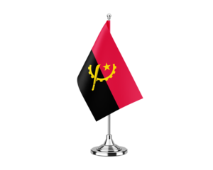 Angola Table Flag