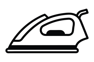 steam iron vector illustration