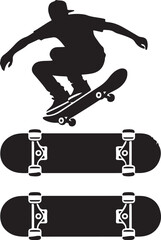 Skateboard vector