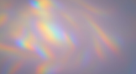 Fototapeta premium Blended hues with numerous diffused shapes, distinct rainbow spectrums and ethereal light effects on transparent background