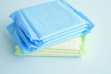 Sanitary napkin pad for women hygiene menstrual period cycle protection.
