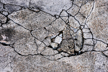 dry cracked earth
