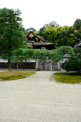 日本、京都、泉涌寺、寺院、秋景、紅葉、黃葉、木造の建築物、伝統文化、佛教