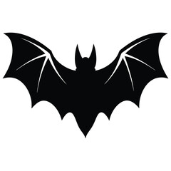 a bat silhouette vector illustration