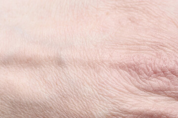 Naklejka premium Texture of healthy skin as background, closeup