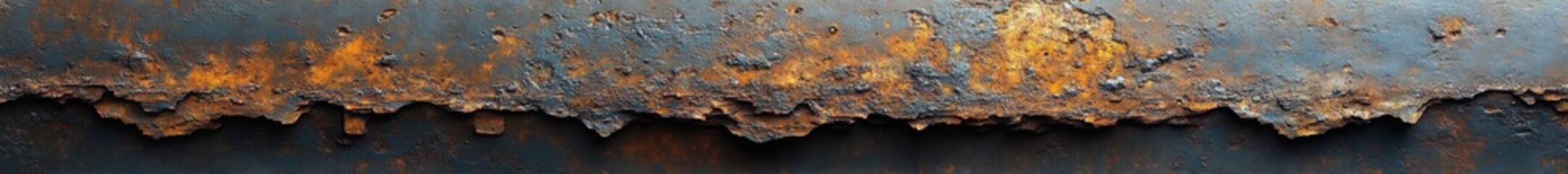 Obraz premium A rusty metal surface shows texture and corrosion in brown and gray tones.
