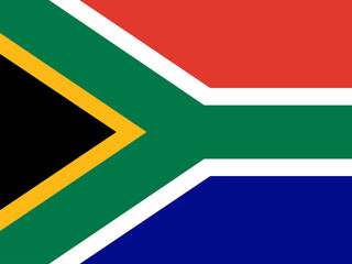 South Africa National Flag 
