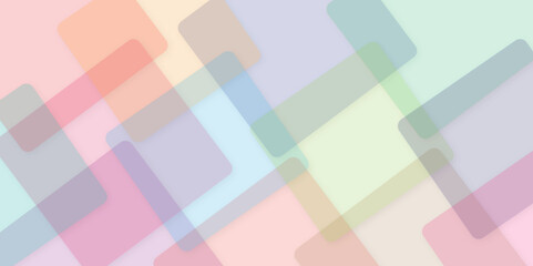 Abstract colorful Modern and smooth lines covered with geometric background .Abstract Squares in bright light with soft shadows as pattern. with geometric line shapes Space design concept.