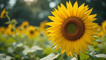 Fototapeta premium sunflower in the field