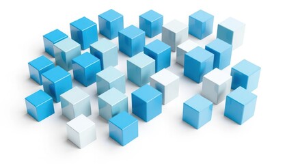 Abstract geometric shapes,  cubes