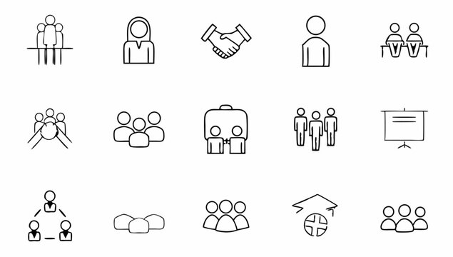 business people set of web icons in line style  te (2).eps