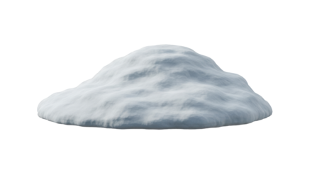 A mound of soft, pristine snow glistens against a stark, dark backdrop, evoking winter's beauty