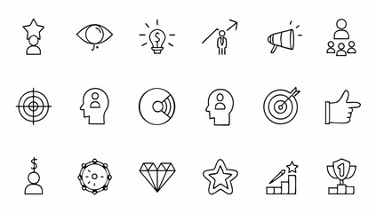 core value set of web icons in line style  core va (1).eps