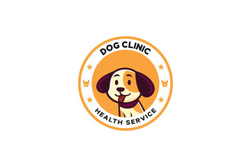 vector illustration of a happy birthday, logo design, pet logo clinic logo