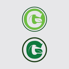 G logo design and G icon stock image graphic icon identity