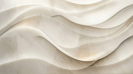 Obraz premium Abstract beige color wave flowing express the energetic signal. Seamless texture of vividness curve swirling convey sense of harmony and wonderful scene perfect for effect and graphic design. AIG51.