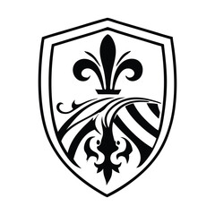 Laurel wreath, shield, wing, ribbon, and banners vector set. Laurel wreaths, shields, wings, ribbons illustration for awards, heraldry, logos, badges, and branding designs .