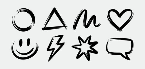 bubble, square, circle, heart, arrow, doodle, hand drawn doodle, chalk doodle, hand drawn, illustrations, lines, brushes, grunges, svg, silhouette, circles, frames, borders, header, silhouette frames,