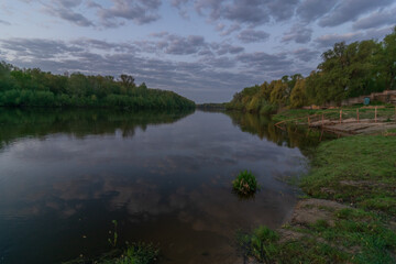 morning on the desna river