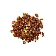 Obraz premium Heap of Homemade Granola Clusters - Top View
