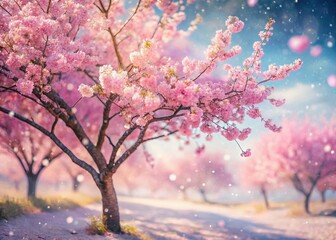 Double Exposure: Cherry Blossom Dream - Spring Nature Photography