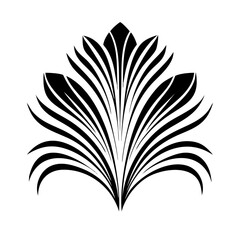 Vector gold leaves on white background isolated. Wavy drawn line branches, nature, plants luxury design elements.Modern floral art deco seamless pattern. Vector damask illustration with leaves. 
