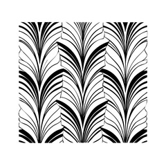 Vector gold leaves on white background isolated. Wavy drawn line branches, nature, plants luxury design elements.Modern floral art deco seamless pattern. Vector damask illustration with leaves. 
