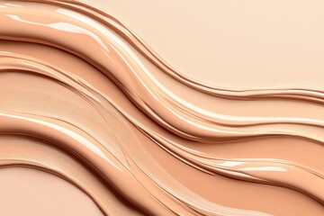 Swirling creamy texture, smooth, elegant, beige tones