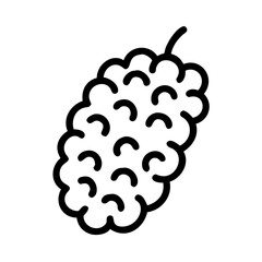 vector illustration of an apple on white