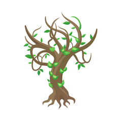 vector illustration of a deer