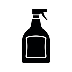 Cleaning Alcohol Black Clipart