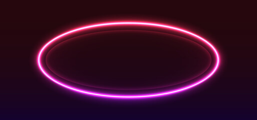 Colorful neon lights flashing in green, blue, white, pink, and violet on an abstract background. Circle ,rectangle, hexagon different shapes background vector design. Background with glowing swirls o