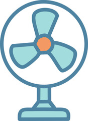 electric fan isolated