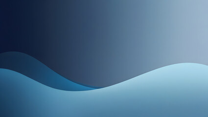 Minimalist gradient wallpaper with smooth color transitions from navy blue to cyan, perfect for focus and calm desktop wallpaper