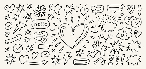 Bubble, square, circle, heart, arrow, doodle, hand drawn doodle, chalk doodle, hand drawn, illustrations, lines, brushes, grunges, svg, silhouette, circles, frames, borders, header, silhouette frames,