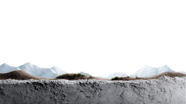 Erosion Landscape: A close-up view of an arid landscape, featuring rough texture, showcasing the effects of erosion, in a raw and unfiltered setting.