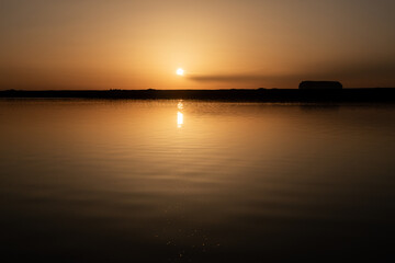 Atardecer en el oasis de Siwa, Egipto