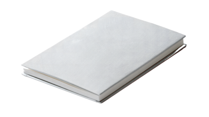 Notebook's Simplicity: A pristine and minimalist image of a blank book or notebook, offering a versatile canvas for design, creativity, and the world of storytelling.
