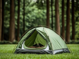 Pet tent with mosquito netting, designed for bugfree camping, wilderness pet safety, outdoor pet sleeping gear