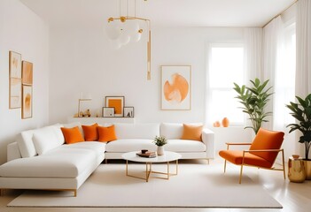 Photo interior modern design room 3d illustration