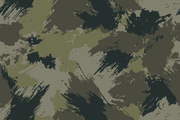 
classic military camouflage background, texture for textiles, fashionable stylish pattern, seamless vector print
