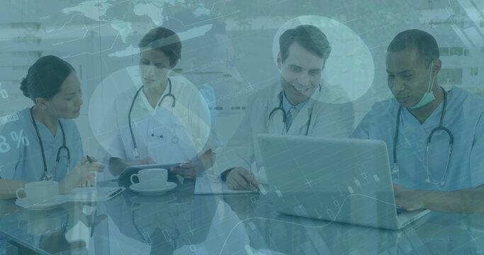 Image of data processing over diverse group of doctors