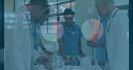 Image of data processing over diverse group of doctors