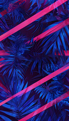 Vibrant Seamless Pattern with Colorful Lines - Red, Pink, Purple, Blue, Orange Abstract Texture for Wallpaper, Design, and Decoration