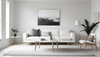 Photo interior modern design room 3d illustration